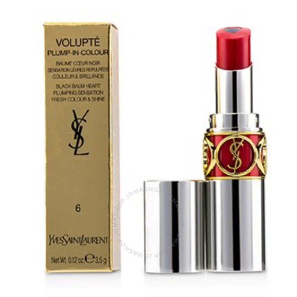 YSL Volupt Plump In Colour Lip Balm 6 lunatic red